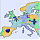 Részletgazdag Európa térkép