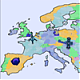 Részletgazdag Európa térkép