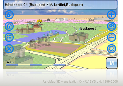 AeroMap 3D GPS navigációs rendszer - PDA, PC, Notebook