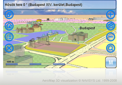 AeroMap 3D GPS navig�ci�s rendszer - PDA, PC, Notebook