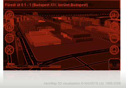 AeroMap 3D GPS navig�ci�s rendszer - PDA, PC, Notebook